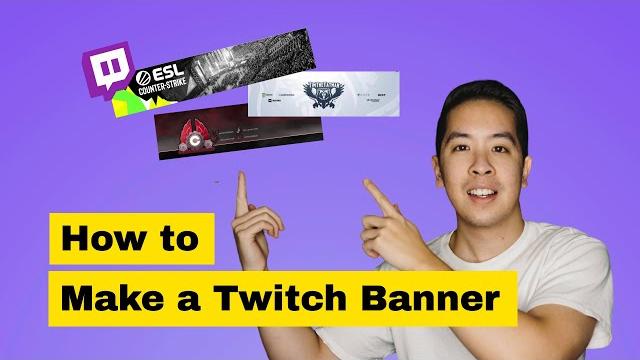 How to make a twitch banner + free custom templates How to make a twitch banner + free custom templates