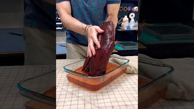 Nfl player's custom leather craft #pov #asmr #art #leatherwork #leathercraft #artist #diy Nfl player's custom leather craft #pov #asmr #art #leatherwork #leathercraft #artist #diy
