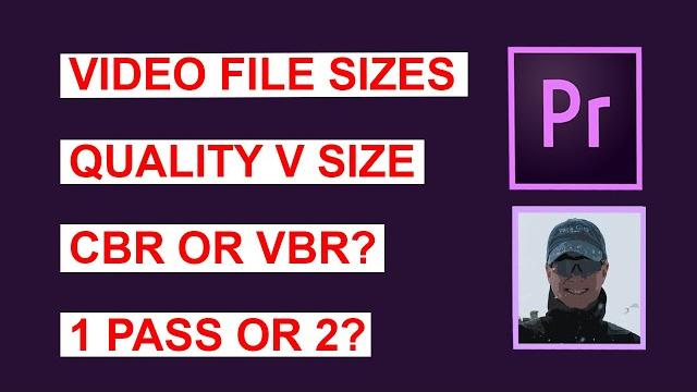 Premiere pro file size and bitrate Premiere pro file size and bitrate