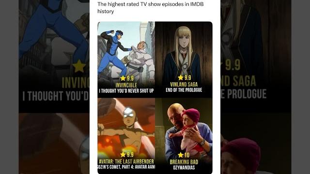 Sozin’s comet made the top 3 in imdb Sozin’s comet made the top 3 in imdb