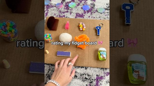 Diy fidget board asmr! *super satisfying sensory asmr craft rating* Diy fidget board asmr! *super satisfying sensory asmr craft rating*