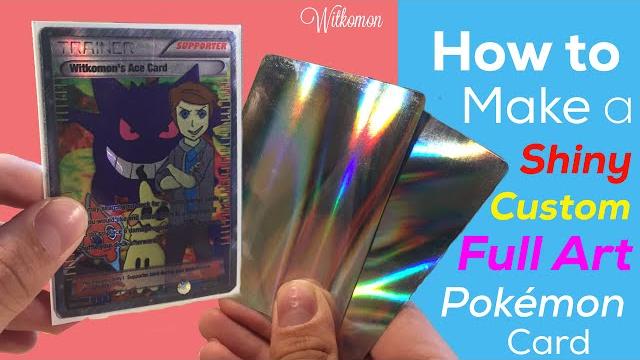 How to make a shiny custom full art pokemon card! How to make a shiny custom full art pokemon card!