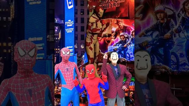 Victory dance of spider-man | ironman and money heist #spiderman #spidermancosplay #funny Victory dance of spider-man | ironman and money heist #spiderman #spidermancosplay #funny
