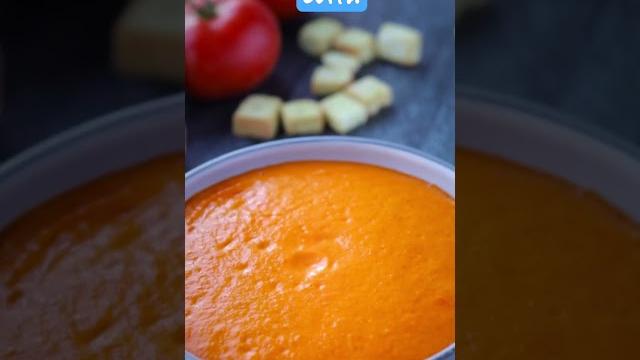 Fresh creamy tomato soup Fresh creamy tomato soup