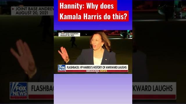 Kamala harris laughing at all the wrong moments: hannity #shorts Kamala harris laughing at all the wrong moments: hannity #shorts