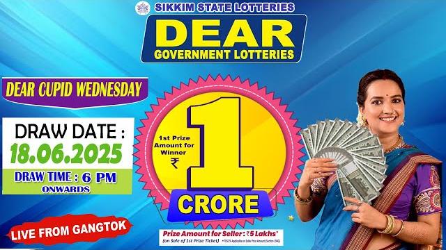 Dear lottery live dear 6 pm 18.06.2025 sikkim lottery live dear lottery live lottery sambad live Dear lottery live dear 6 pm 18.06.2025 sikkim lottery live dear lottery live lottery sambad live