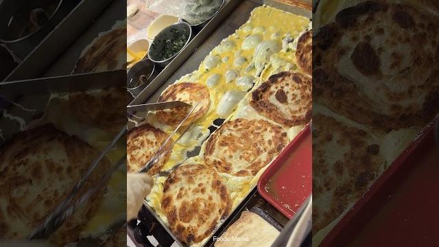 대만 신뎬에서 가장 인기 많은 계란전병 대만 신뎬에서 가장 인기 많은 계란전병
