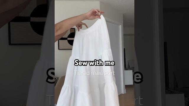 Sewing the maxi skirt of my dreams #sewingproject #maxiskirt #diyfashion #sewing #sewingideas Sewing the maxi skirt of my dreams #sewingproject #maxiskirt #diyfashion #sewing #sewingideas