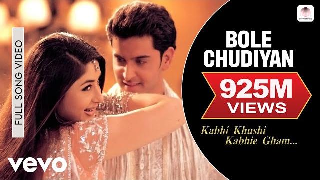 Bole chudiyan full video - k3g | amitabh, shah rukh, kajol, kareena, hrithik | udit narayan Bole chudiyan full video - k3g | amitabh, shah rukh, kajol, kareena, hrithik | udit narayan