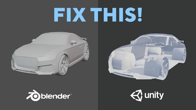How to fix flipped normals in blender & unity How to fix flipped normals in blender & unity