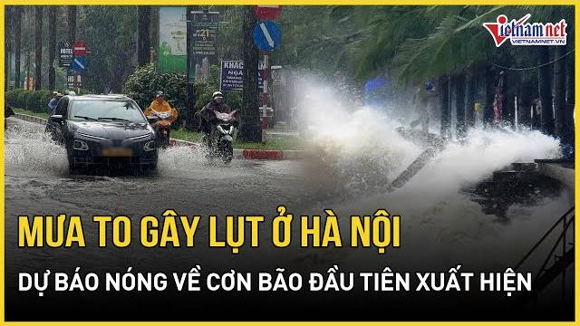 Ngập lụt nghiêm trọng nhiều tuyến phố hà nội sau cơn mưa to, tắc nghẽn cục bộ, giao thông tê liệt Ngập lụt nghiêm trọng nhiều tuyến phố hà nội sau cơn mưa to, tắc nghẽn cục bộ, giao thông tê liệt