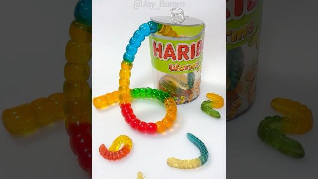 Canned haribo worms big gummy diy with nano tape! Canned haribo worms big gummy diy with nano tape!