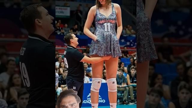 Worlds tallest female volleyball player in usa #volleyball #womenssports #wrestling #usa #shorts Worlds tallest female volleyball player in usa #volleyball #womenssports #wrestling #usa #shorts