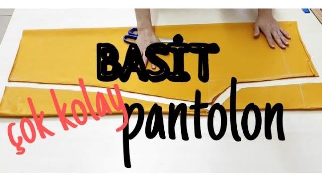 Basi̇t bol pantolon kesimi ve dikimi #kolaypantolon #pratikpantolon /zelis'in dikiş odası Basi̇t bol pantolon kesimi ve dikimi #kolaypantolon #pratikpantolon /zelis'in dikiş odası