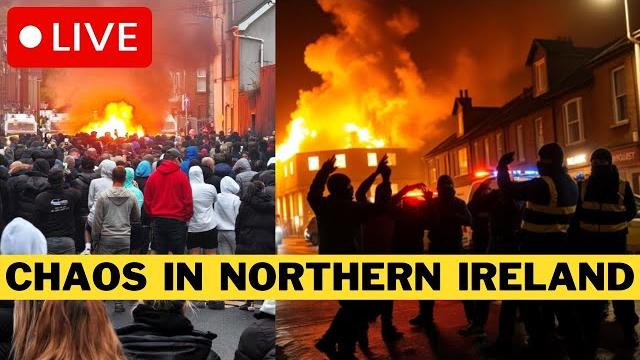 Live: 15 injured as riots in northern ireland escalate Live: 15 injured as riots in northern ireland escalate
