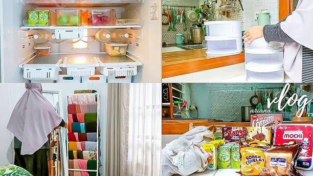 #dailyvlog rutinitas harian ibu rumah tangga/ masak, organizing jilbab, kotak obat, belanja cemilan #dailyvlog rutinitas harian ibu rumah tangga/ masak, organizing jilbab, kotak obat, belanja cemilan