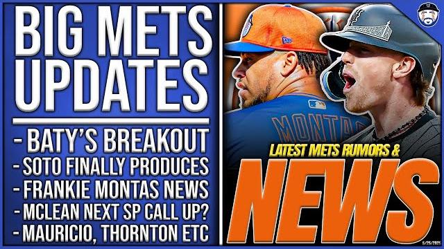 Big mets updates: baty’s breakout, montas news, mauricio, mclean next starter coming?, thornton etc Big mets updates: baty’s breakout, montas news, mauricio, mclean next starter coming?, thornton etc