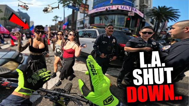 This is why i never ride in hollywood.. This is why i never ride in hollywood..