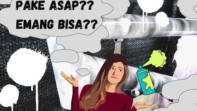 Bikin motif pake "asap"?? bisa dong!! • tutorial repaint frame sepeda dengan cat semprot bagus • Bikin motif pake "asap"?? bisa dong!! • tutorial repaint frame sepeda dengan cat semprot bagus •