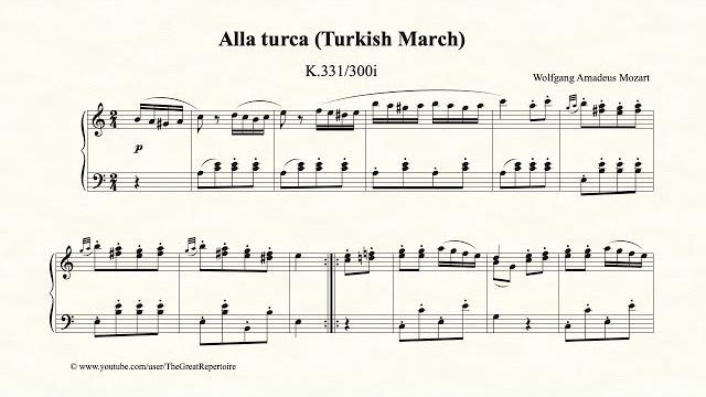 Mozart, turkish march, (rondo alla turca) Mozart, turkish march, (rondo alla turca)