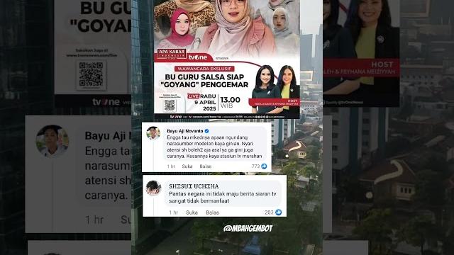 Ibu guru salsa di undang di stasiun tv siap joget #shorts #ibuguru #salsa #artisviral #ridwankamil Ibu guru salsa di undang di stasiun tv siap joget #shorts #ibuguru #salsa #artisviral #ridwankamil