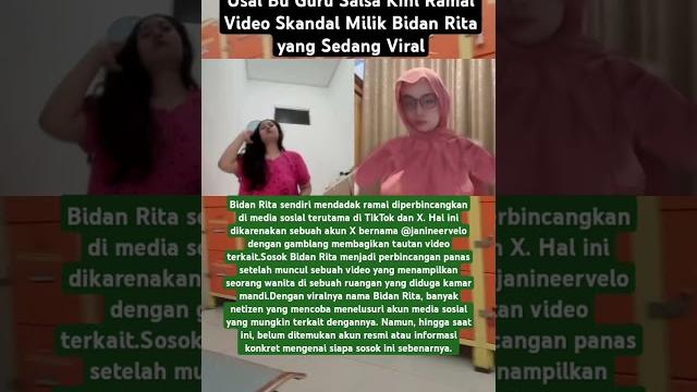 Usai guru salsa kini viral kembali bidan rita⁉️ Usai guru salsa kini viral kembali bidan rita⁉️