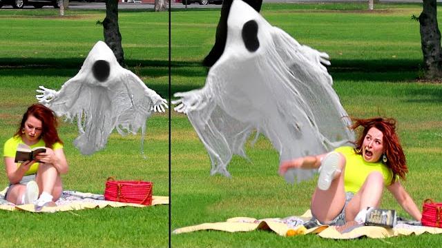 Flying ghost prank! Flying ghost prank!