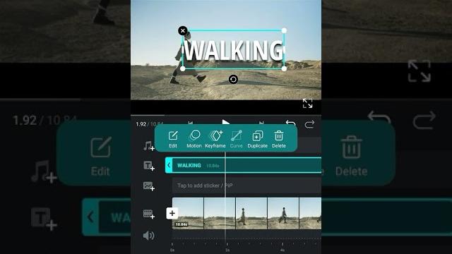 Text reveal as you walk vn video editor tutorial Text reveal as you walk vn video editor tutorial