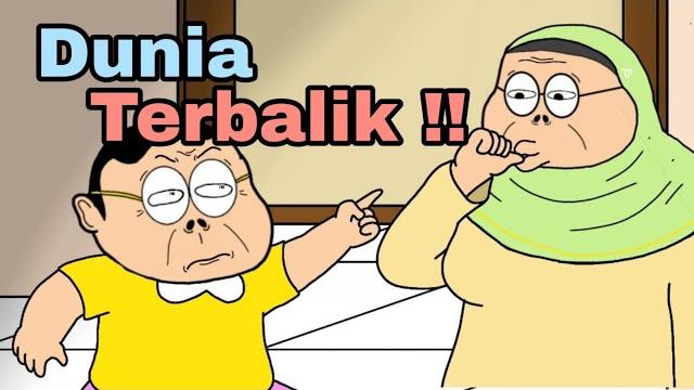 Ketika dunia terbalik - animasi doracimin Ketika dunia terbalik - animasi doracimin