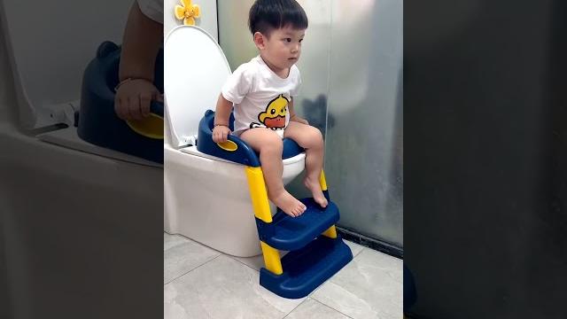 Seeking the best for your toddler's potty training? the baby toilet training ladder awaits #cutebaby Seeking the best for your toddler's potty training? the baby toilet training ladder awaits #cutebaby