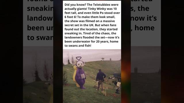 Did you know teletubbies ? Did you know teletubbies ?
