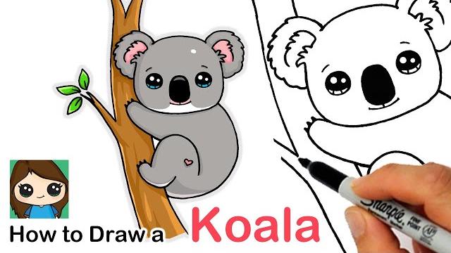 How to draw a koala How to draw a koala