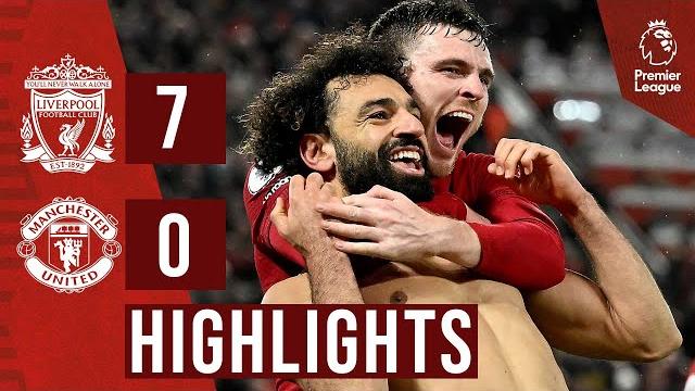 Highlights: liverpool 7-0 man united | salah breaks club record as reds score seven! Highlights: liverpool 7-0 man united | salah breaks club record as reds score seven!