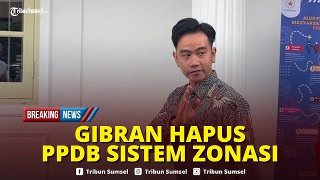 Resmi, wapres gibran minta ppdb sistem zonasi dihilangkan, eksekusi ditangan mendikdasmen Resmi, wapres gibran minta ppdb sistem zonasi dihilangkan, eksekusi ditangan mendikdasmen