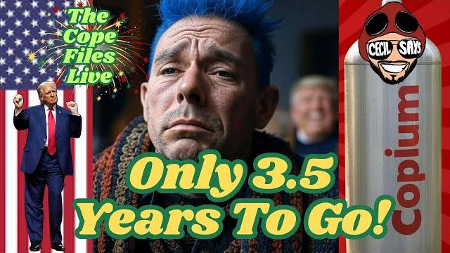 Cope files live - only 3.5 years to go! Cope files live - only 3.5 years to go!