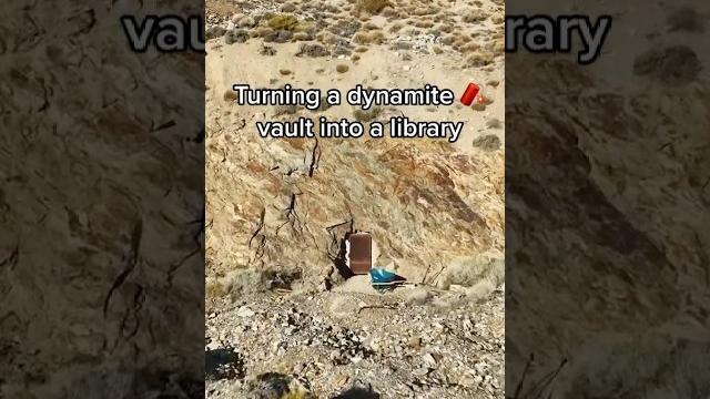 Turning an abandoned mine into a library Turning an abandoned mine into a library