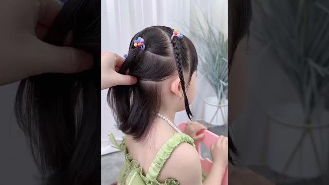 簡單好看的上學髮型#育兒 #兒童編髮 簡單好看的上學髮型#育兒 #兒童編髮