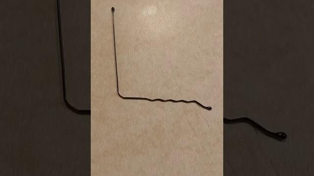 Hair pin to unlock the door Hair pin to unlock the door