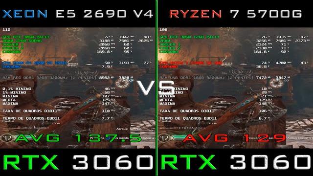 Xeon e5 2690 v4 vs ryzen 7 5700g (parte 1) Xeon e5 2690 v4 vs ryzen 7 5700g (parte 1)