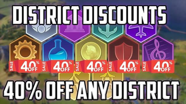 How to get 40% off districts using the district discount mechanic in civ 6 - civilization vi guide How to get 40% off districts using the district discount mechanic in civ 6 - civilization vi guide