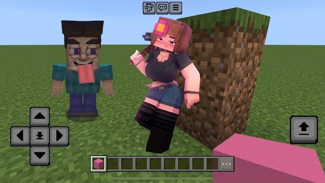 Jenny vs grotesque steve mod in minecraft pe Jenny vs grotesque steve mod in minecraft pe