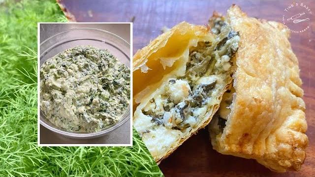 起司菠菜千層酥┃puff pastry spanakopita 起司菠菜千層酥┃puff pastry spanakopita