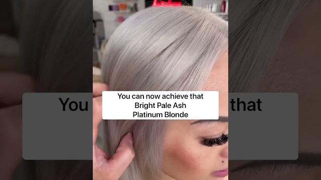 How to tone your hair a bright platinum ash blonde! follow @josie vilay for more content like this How to tone your hair a bright platinum ash blonde! follow @josie vilay for more content like this