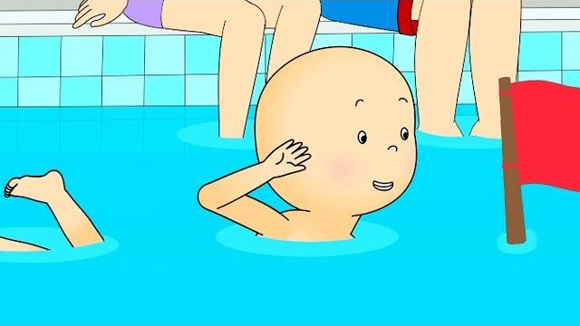 Caillou's front crawl | caillou cartoon Caillou's front crawl | caillou cartoon