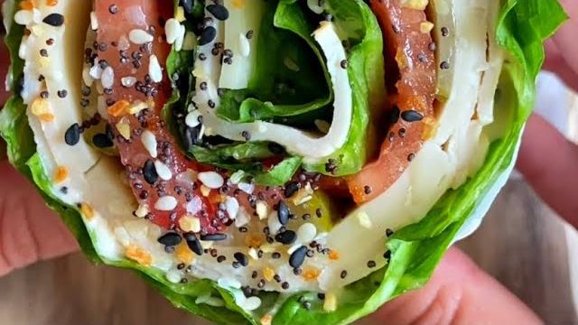 Lettuce wrap “ sandwich “ Lettuce wrap “ sandwich “