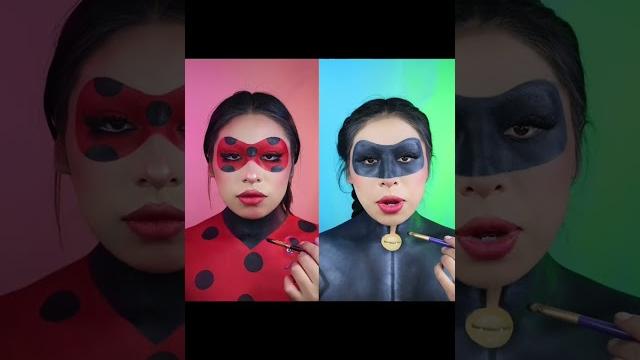 Ya tenía ganas de publicarlo ⬛ #makeup #cosplay #ladybug #chatnoir Ya tenía ganas de publicarlo ⬛ #makeup #cosplay #ladybug #chatnoir