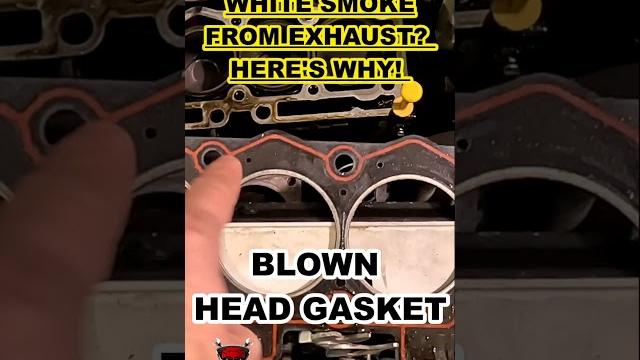 White smoke coming from exhaust? 6 common causes! White smoke coming from exhaust? 6 common causes!