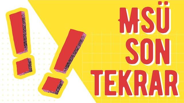 Msü matematik full tekrar | 35 konu ve pdf #öğrenmegarantili Msü matematik full tekrar | 35 konu ve pdf #öğrenmegarantili