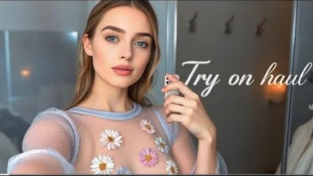 Transparent cleaning super lingerie try-on haul | see through clean lingerie yoga dress review Transparent cleaning super lingerie try-on haul | see through clean lingerie yoga dress review
