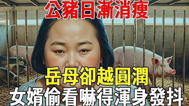 公豬日漸消瘦,岳母卻越圓潤,女婿偷看嚇得渾身發抖#蝴蝶飛飛 #民間故事 #奇聞趣事 #古代小說#懸疑#老年情感 公豬日漸消瘦,岳母卻越圓潤,女婿偷看嚇得渾身發抖#蝴蝶飛飛 #民間故事 #奇聞趣事 #古代小說#懸疑#老年情感